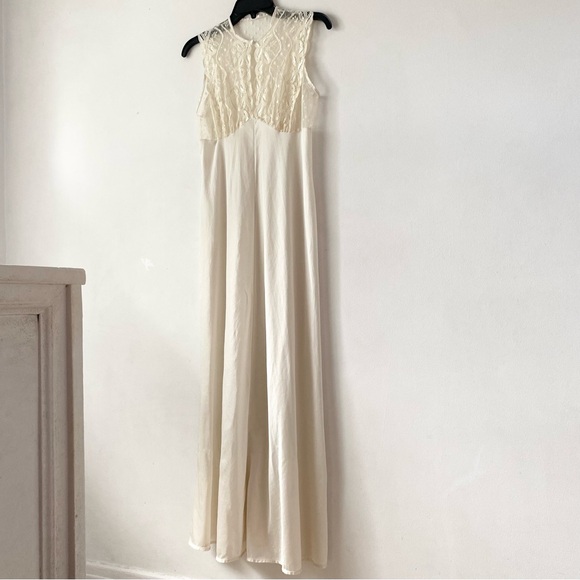 Vintage Janice Young for Vanessa Lace Nightgown Slip Dress - Picture 3 of 15